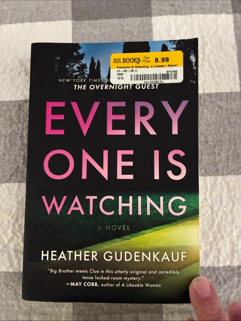 Every One Is Watching by Heather Gudenkauf - Black & Pink Cover